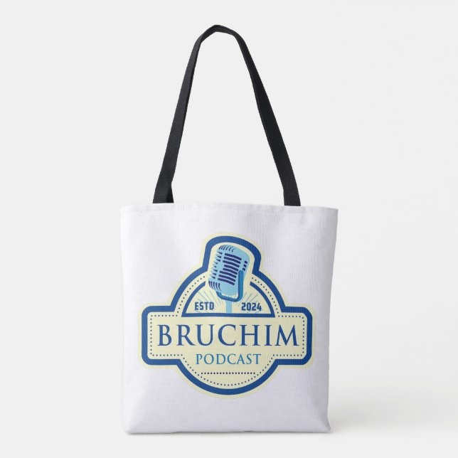Bolso De Tela Podcast Tote Bag (Reverso)