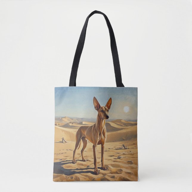 Bolso De Tela Podenco Faraónico (Anverso)