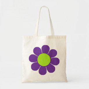 Bolso De Tela Poder de flor pop retro