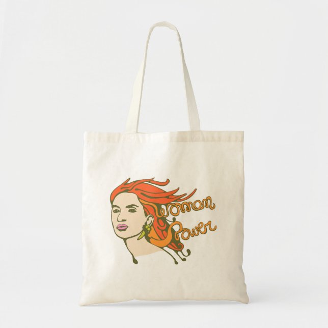 Bolso De Tela Poder de la mujer (Frente)