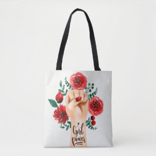 Bolso De Tela Poder de los chicas