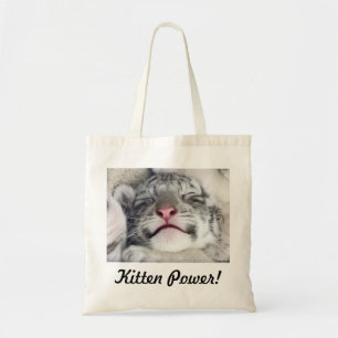 Bolso De Tela ¡Poder del gatito!