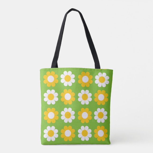 Bolso De Tela Poder Floral (Reverso)