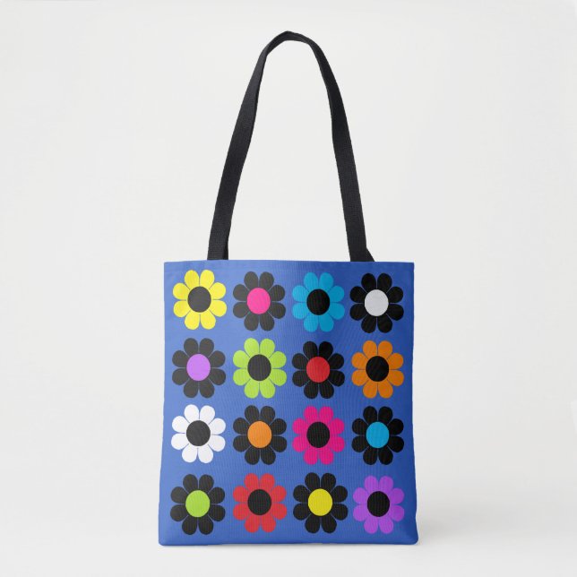 Bolso De Tela Poder Floral (Anverso)