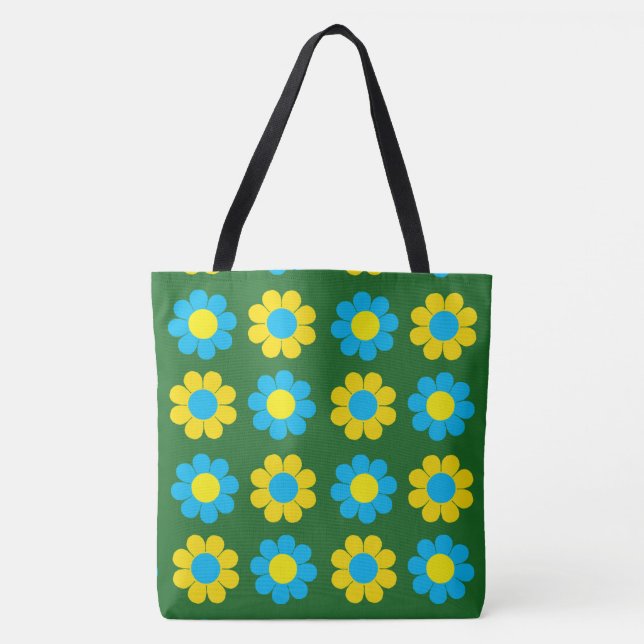 Bolso De Tela Poder Floral (Anverso)
