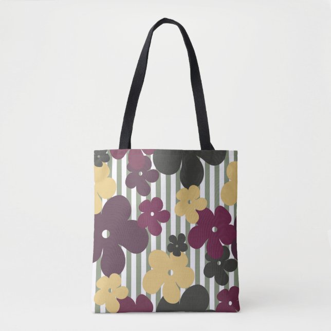 Bolso De Tela Poder Floral  (Anverso)