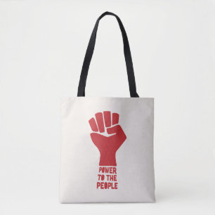 Bolso De Tela Poder para el pueblo