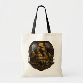 Bolso De Tela Poder Silencioso | Gran Diseño Esfinge Egipto