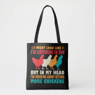 Bolso De Tela Podría Parecer Que Te Escucho Pollos