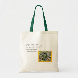 Bolso De Tela Poema Con Daffodils