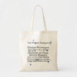 Bolso De Tela Poetas francesas tocan bag