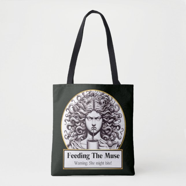 Bolso De Tela Poght Bite: The Grumpy Muse Chronicles (Anverso)