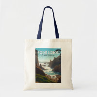 Point Lobos California Travel Art Vintage
