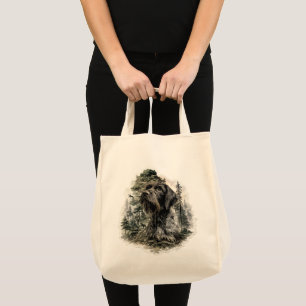 Bolso De Tela Pointer Alemán de Pelo Cargado