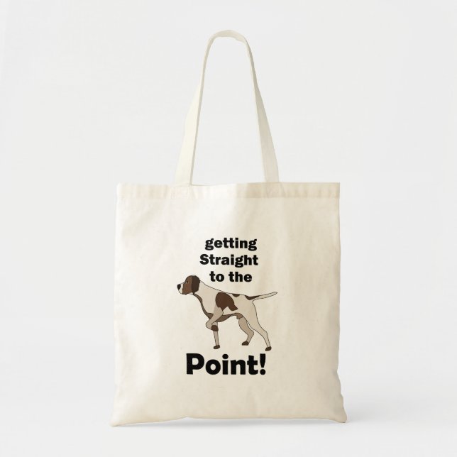 Bolso De Tela Pointer Inglés al Grano  (Frente)