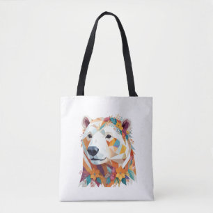 Bolso De Tela Polar Bear Playable Adorable Fun Animal Coloroso