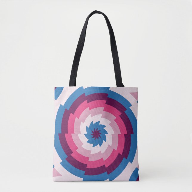 Bolso De Tela Polar Vortex Kaleidoscope (Anverso)