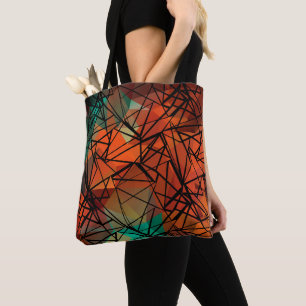 Bolso De Tela Polígono, pintura