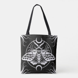 Bolso De Tela Polilla de la cabeza de muerte