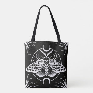 Bolso De Tela Polilla de la cabeza de muerte