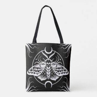 Bolso De Tela Polilla de la cabeza de muerte