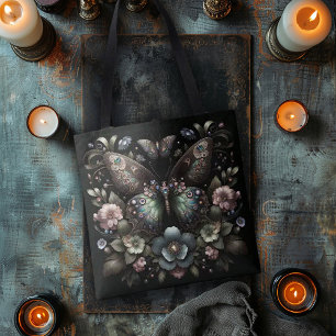 Bolso De Tela Polilla Gótica