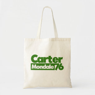Bolso De Tela Política retro de Jimmy Carter 76 Carter Mondale