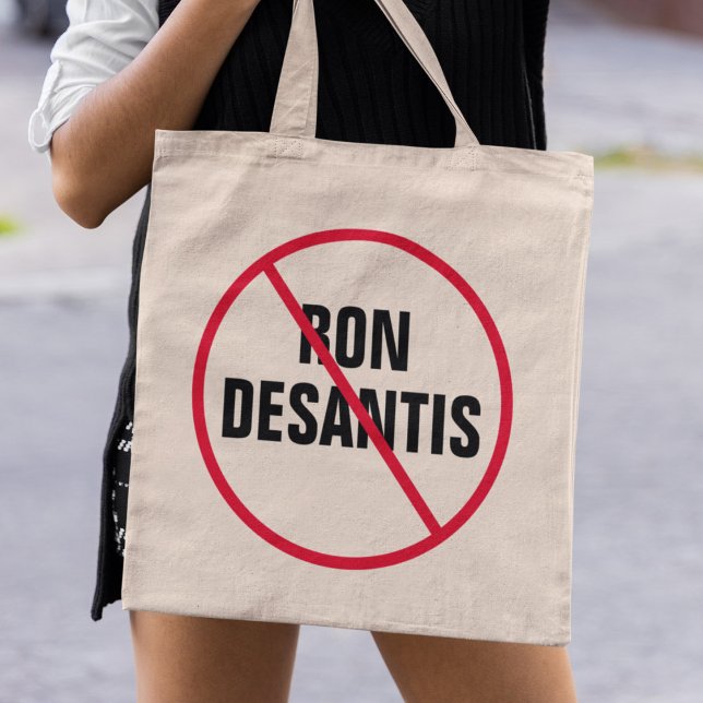 Bolso De Tela Político demócrata anti-ron de Santis en Florida (Subido por el creador)