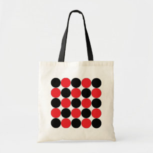 Bolso De Tela Polka Dot Black Red Polka Dot