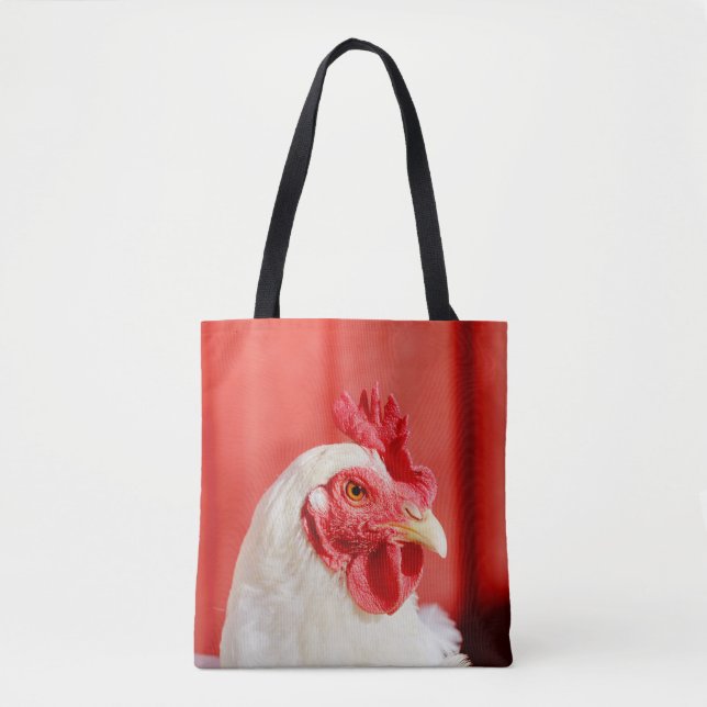 Bolso De Tela Pollo de granja (Anverso)