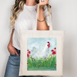 Bolso De Tela Pollo de primavera