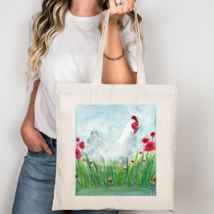Bolso De Tela Pollo de primavera