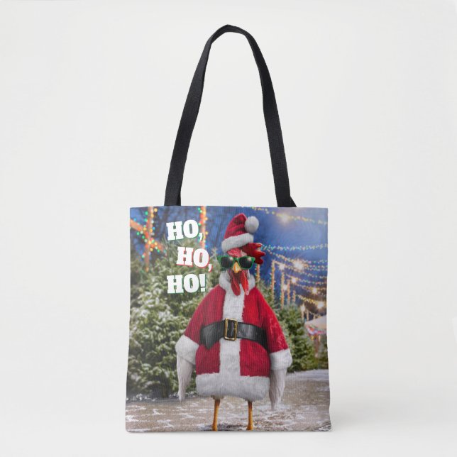 Bolso De Tela Pollo de Santa (Anverso)