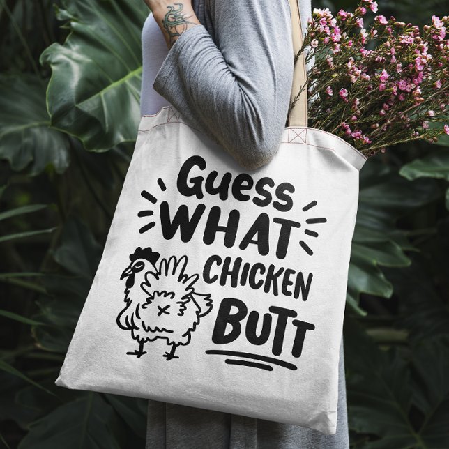 Bolso De Tela Pollo divertido (Subido por el creador)