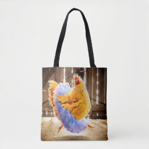 Bolso De Tela Pollo en un Tutu