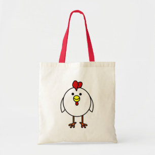 Bolso De Tela Pollo feliz lindo