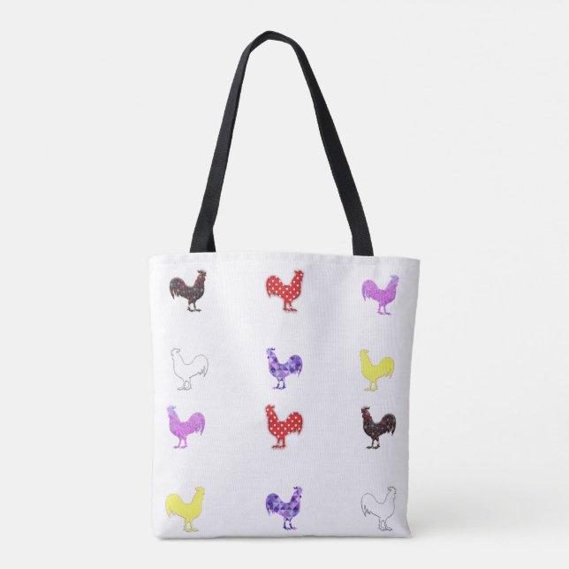 Bolso De Tela Pollo Hens Thunder_Cove (Reverso)