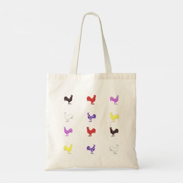 Bolso De Tela Pollo Hens Thunder_Cove (Reverso)