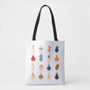 Bolso De Tela  Pollo mate