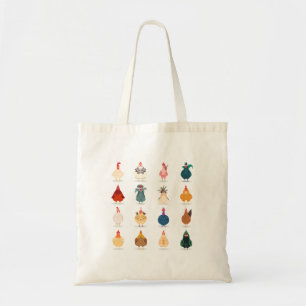 Bolso De Tela  Pollo mate