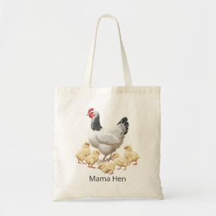 Bolso De Tela Pollo Sussex Mama Hen y Chicas