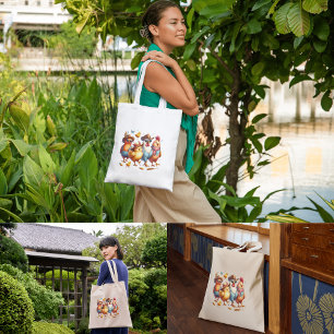 Bolso De Tela Pollos divertidos para su amante del pollo