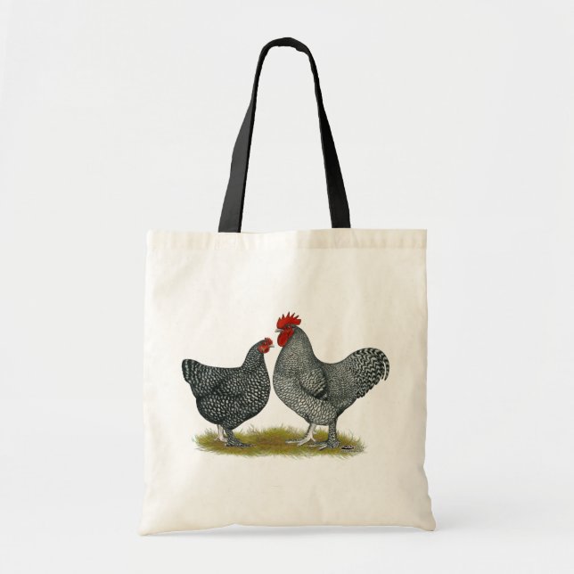 Bolso De Tela Pollos malinos (Frente)