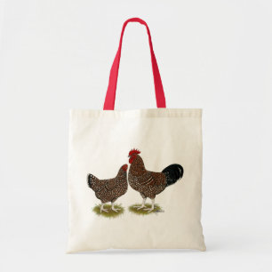 Bolso De Tela Pollos manchados de Sussex