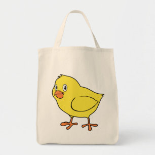 Bolso De Tela Polluelo amarillo feliz lindo
