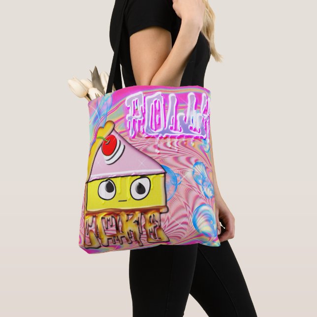Bolso De Tela polly cake tortina (Detalle)