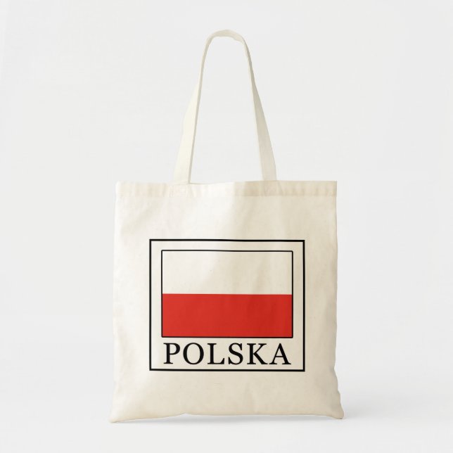 Bolso De Tela Polska (Frente)