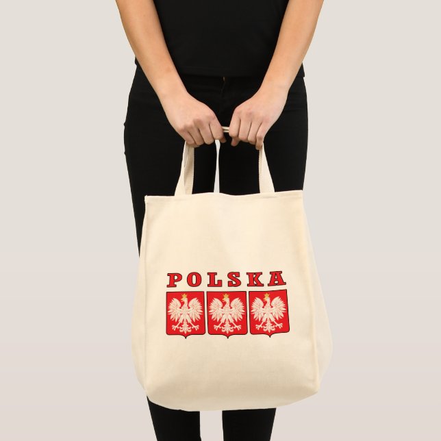Bolso De Tela Polska Eagle Shields (Anverso (producto))