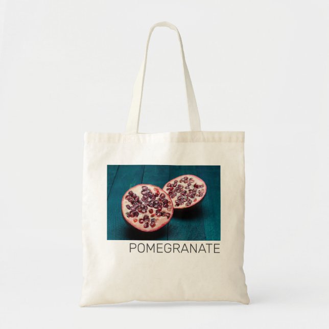 Bolso De Tela Pomegranate Vegan Fruit Gourmet Foodisouvenir (Frente)