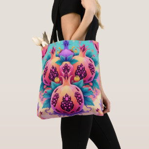 Bolso De Tela Pomegranato colorido